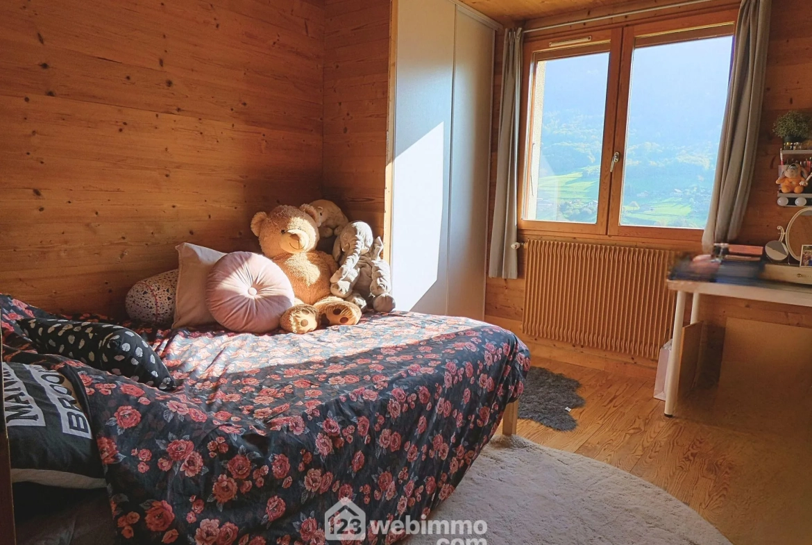 Appartement T4 en rez-de-jardin avec jardin à Marthod 