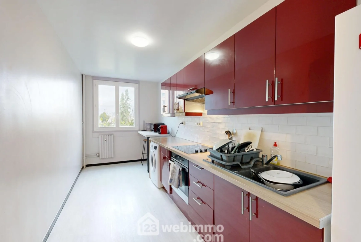 Appartement T4 à Compiègne avec revenu locatif de 1020€ par mois 