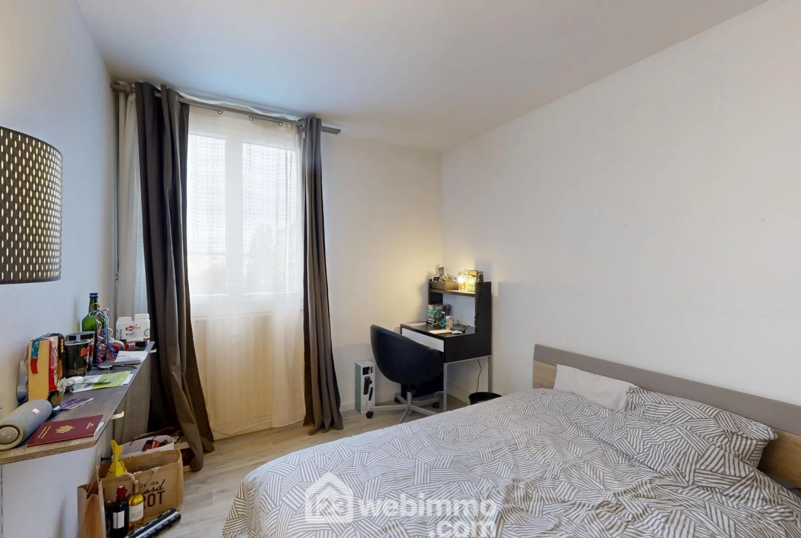 Appartement T4 à Compiègne avec revenu locatif de 1020€ par mois 