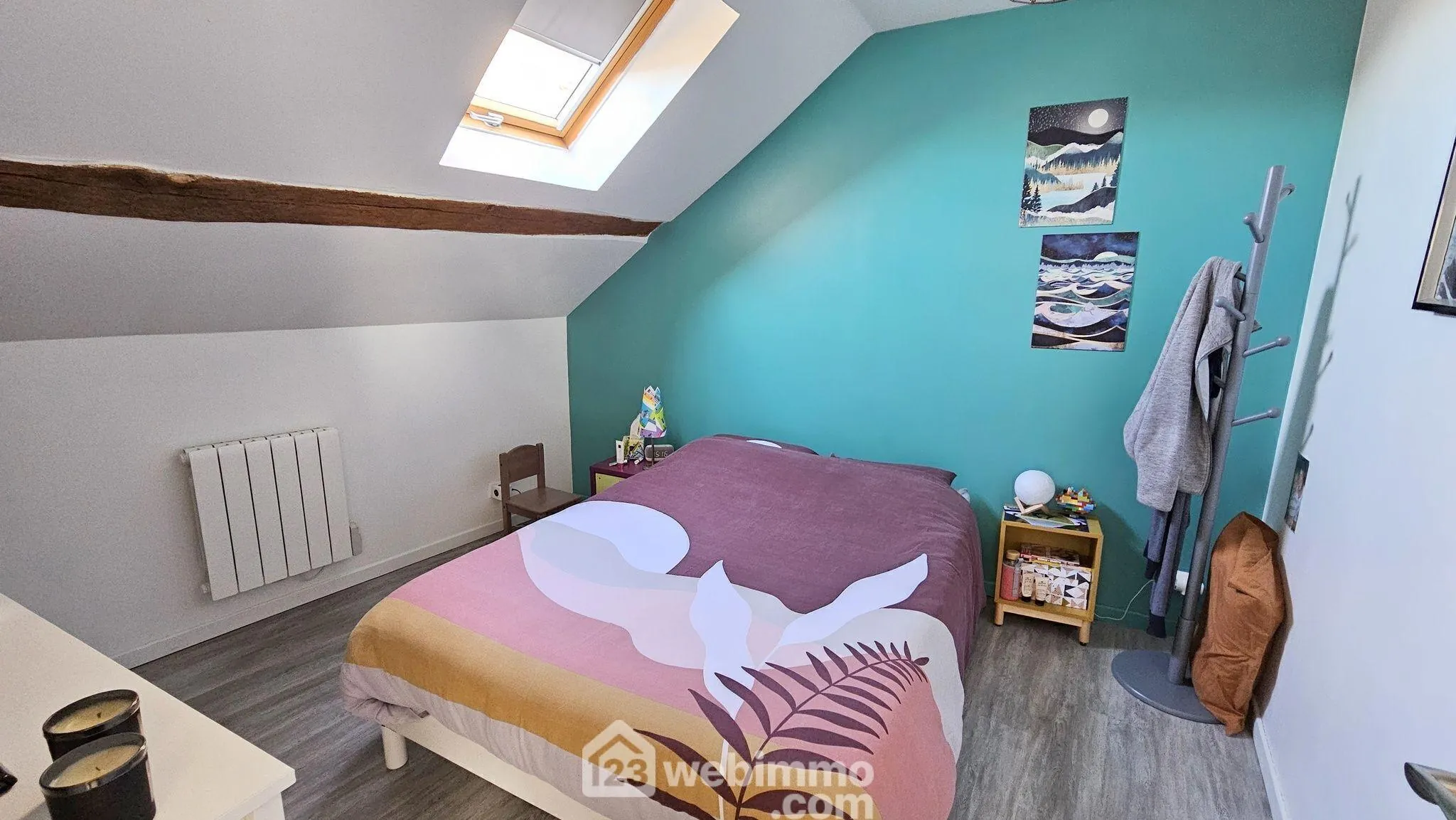 A vendre duplex lumineux de 69m² à Puiseaux, centre-ville 