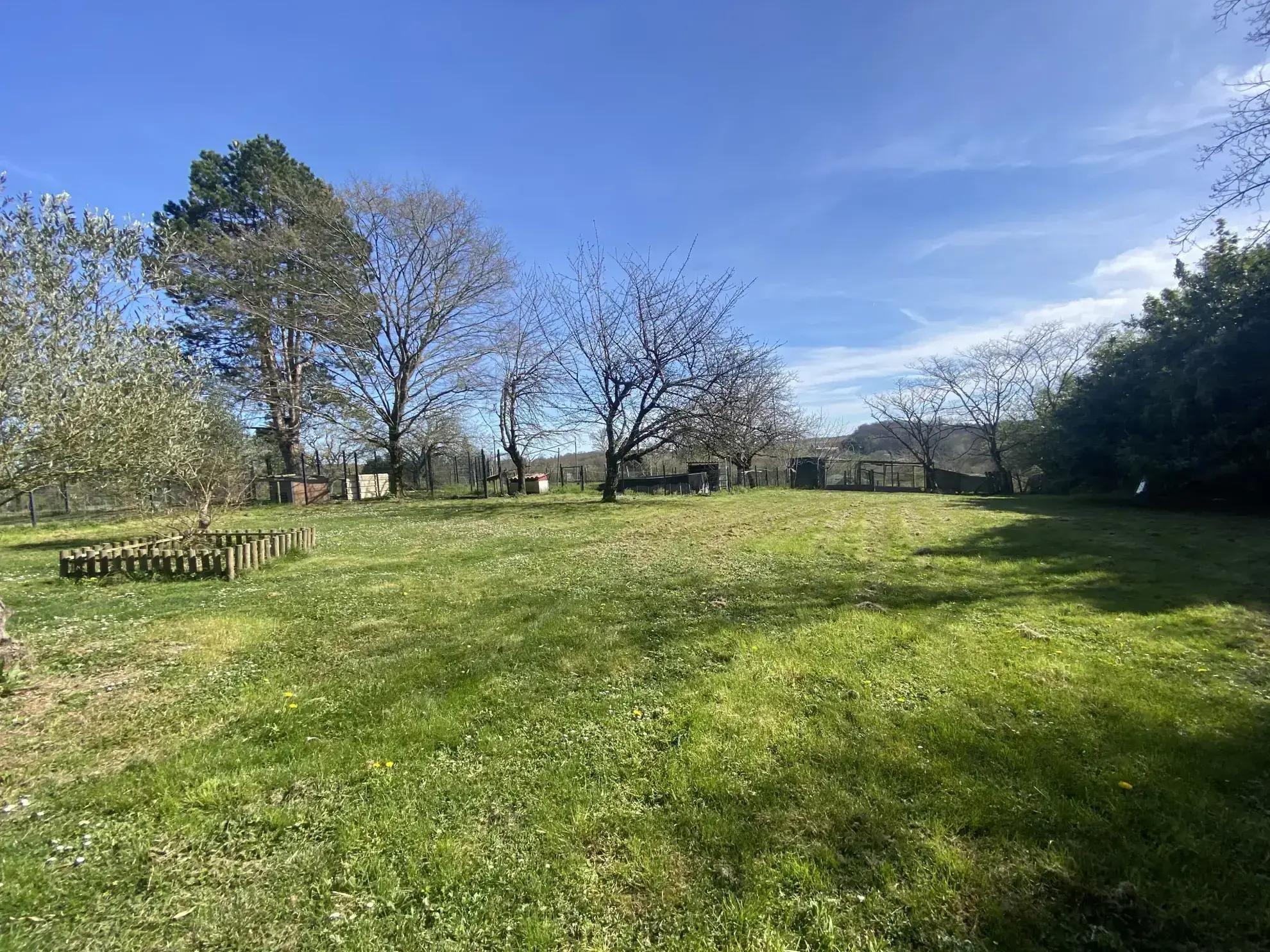 Maison de plain-pied avec dépendances sur 1 hectare à Monségur 