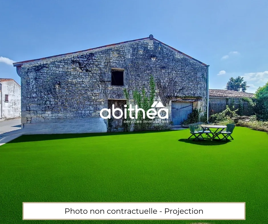 Maison charentaise à rénover avec potentiel à Pons 