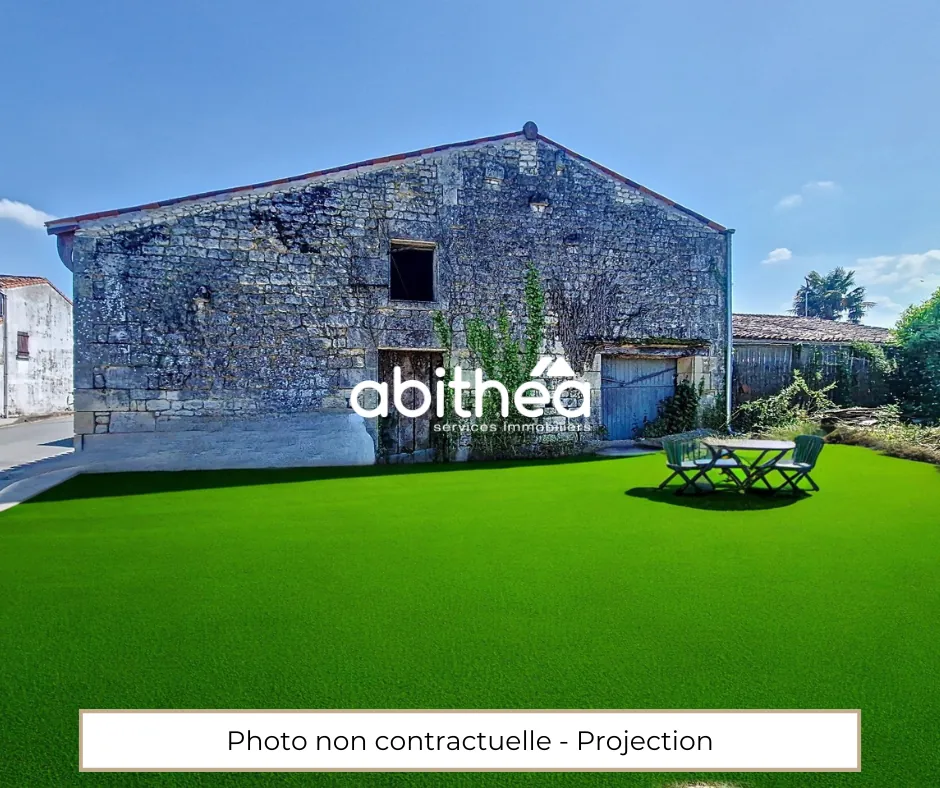 Maison charentaise à rénover avec potentiel à Pons 