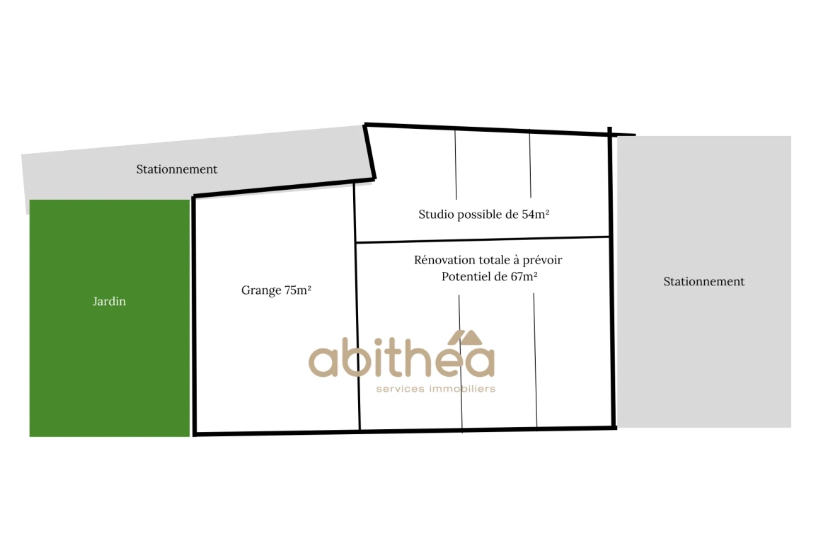 Maison charentaise à rénover avec potentiel à Pons 