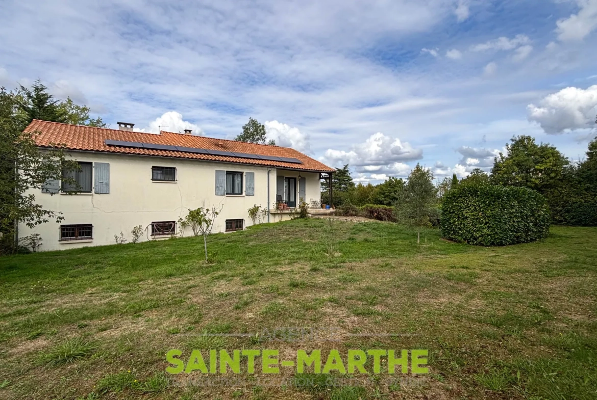 Villa à Bessines de 142 m² avec grand terrain et garage - 3 chambres 