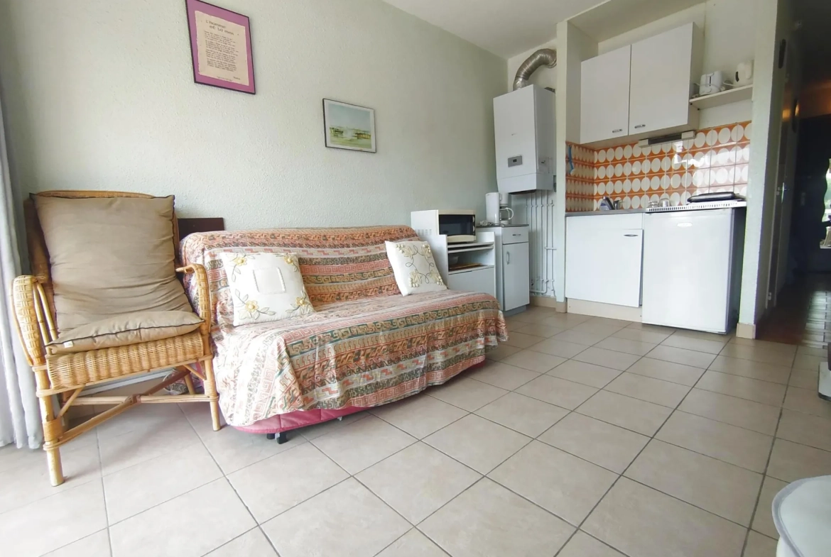 Appartement T1 avec Balcon et Vue sur le Parc Charles de Gaulle à Balaruc-les-Bains 