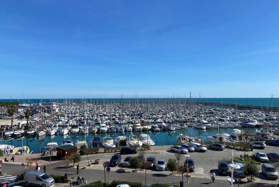 Charmant appartement deux pièces avec terrasse vue mer à Palavas-les-Flots 