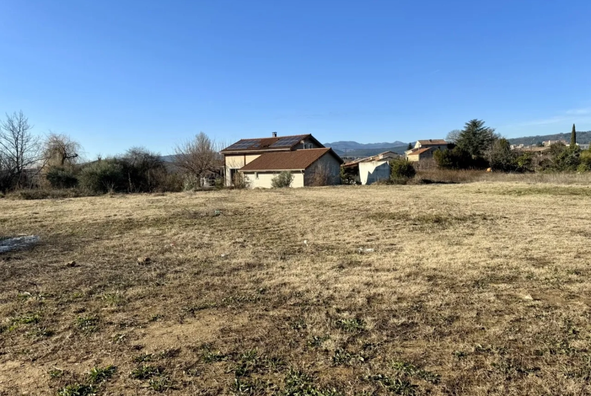 Achat d'une parcelle de 1700 m² à bâtir à Saint Didier sous Aubenas 