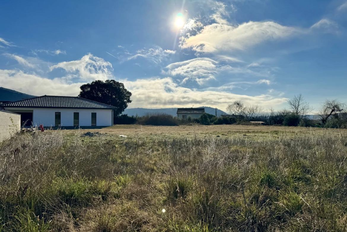 Achat d'une parcelle de 1700 m² à bâtir à Saint Didier sous Aubenas 