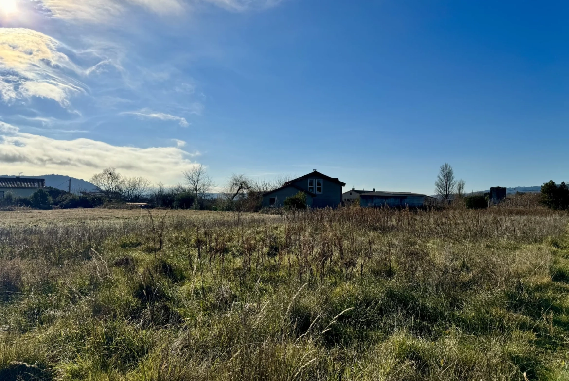 Achat d'une parcelle de 1700 m² à bâtir à Saint Didier sous Aubenas 