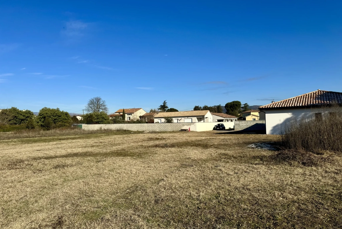 Achat d'une parcelle de 1700 m² à bâtir à Saint Didier sous Aubenas 