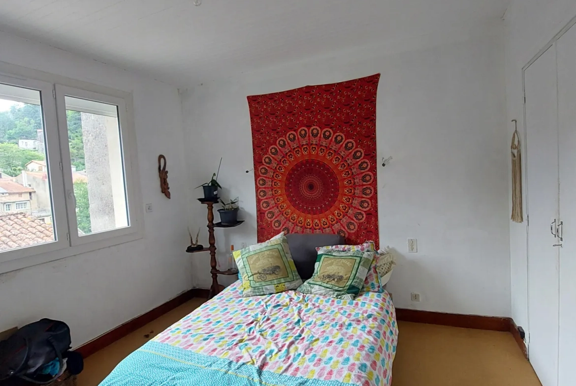 Maison de village avec local commercial et terrasses à Brusque - Vue campagne 