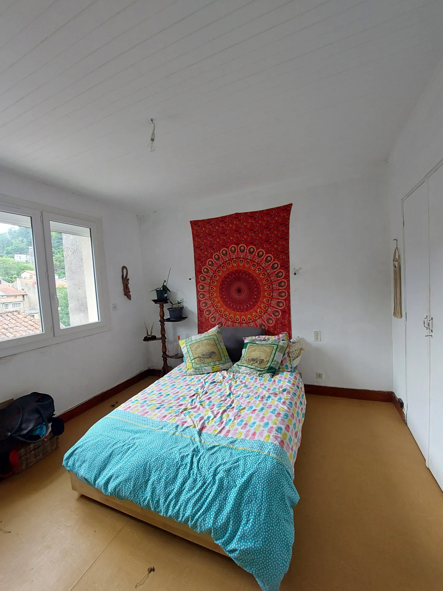 Maison de village avec local commercial et terrasses à Brusque - Vue campagne 