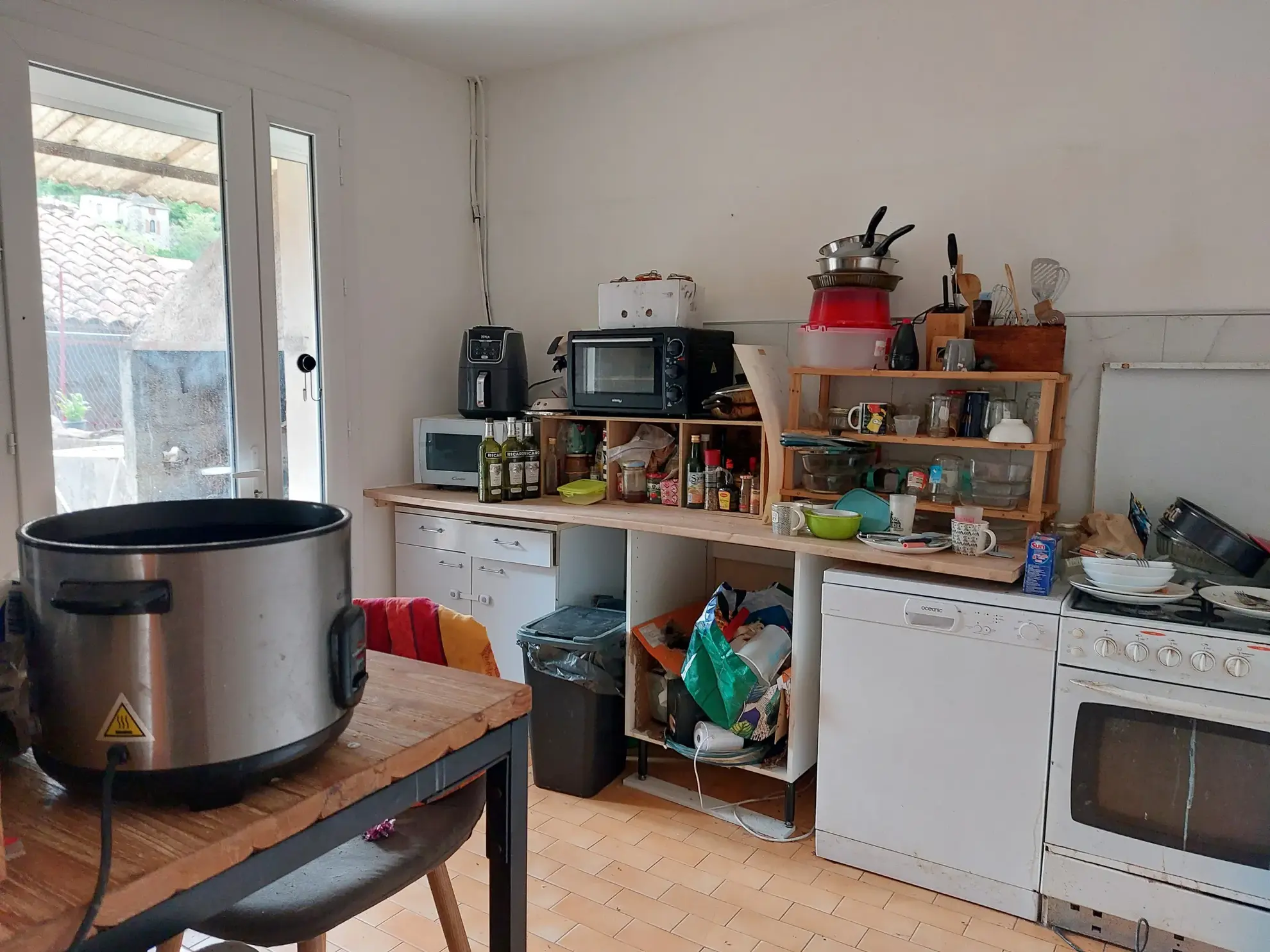 Maison de village avec local commercial et terrasses à Brusque - Vue campagne 