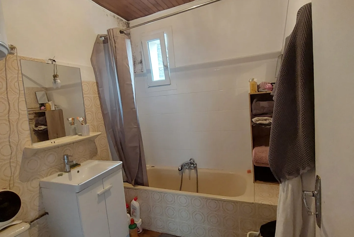 Maison de village avec local commercial et terrasses à Brusque - Vue campagne 