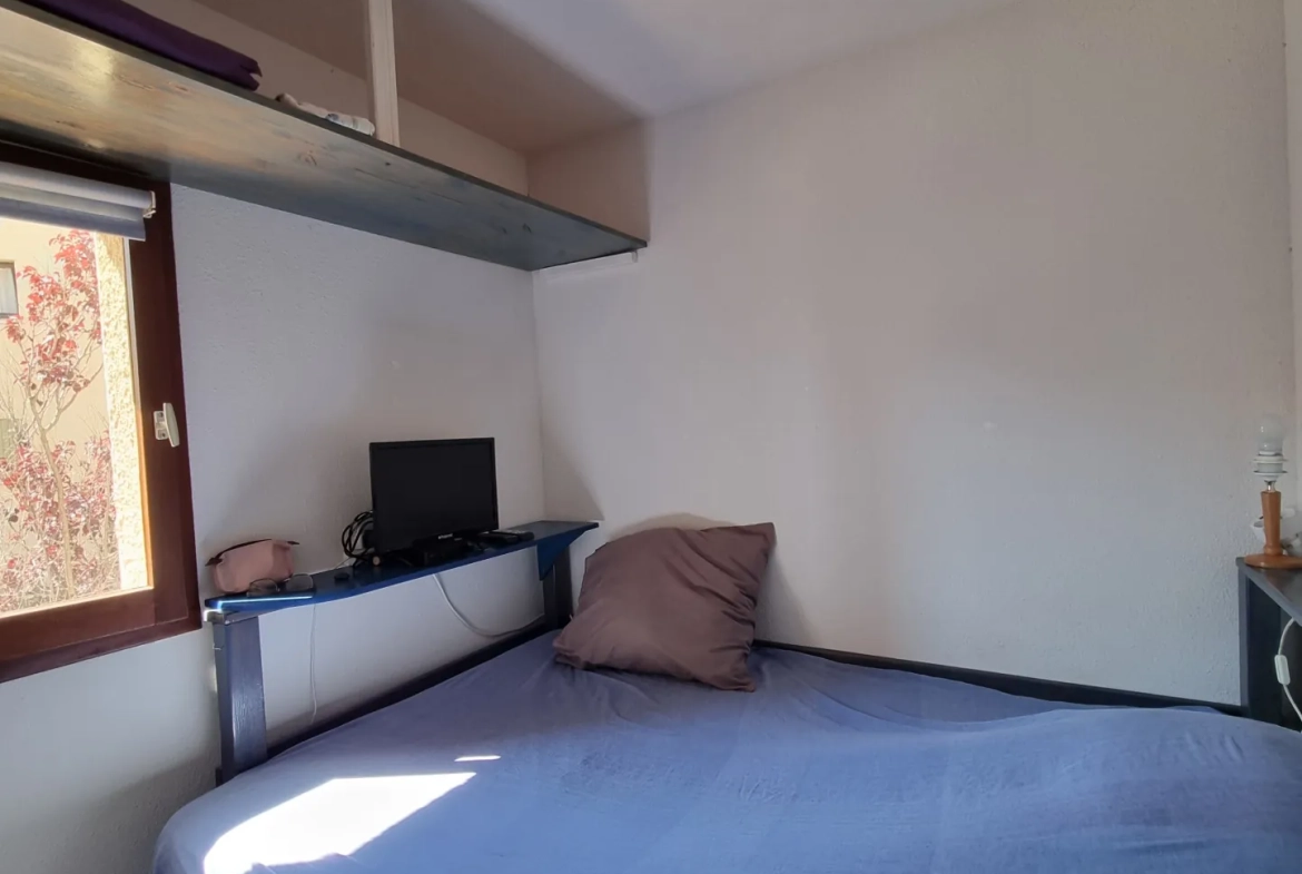 Appartement T2 de 22,54 m² avec vue mer à Saint Pierre La Mer 