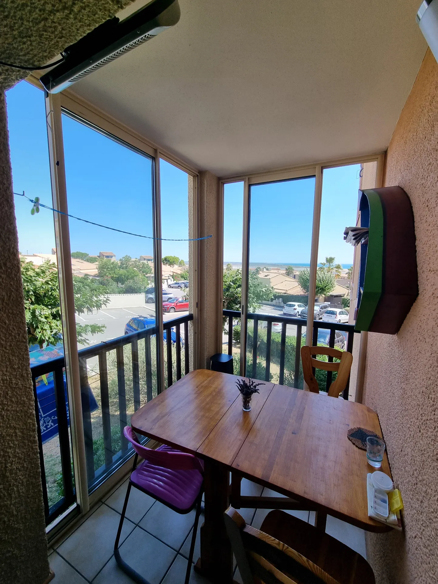 Appartement T2 de 22,54 m² avec vue mer à Saint Pierre La Mer 