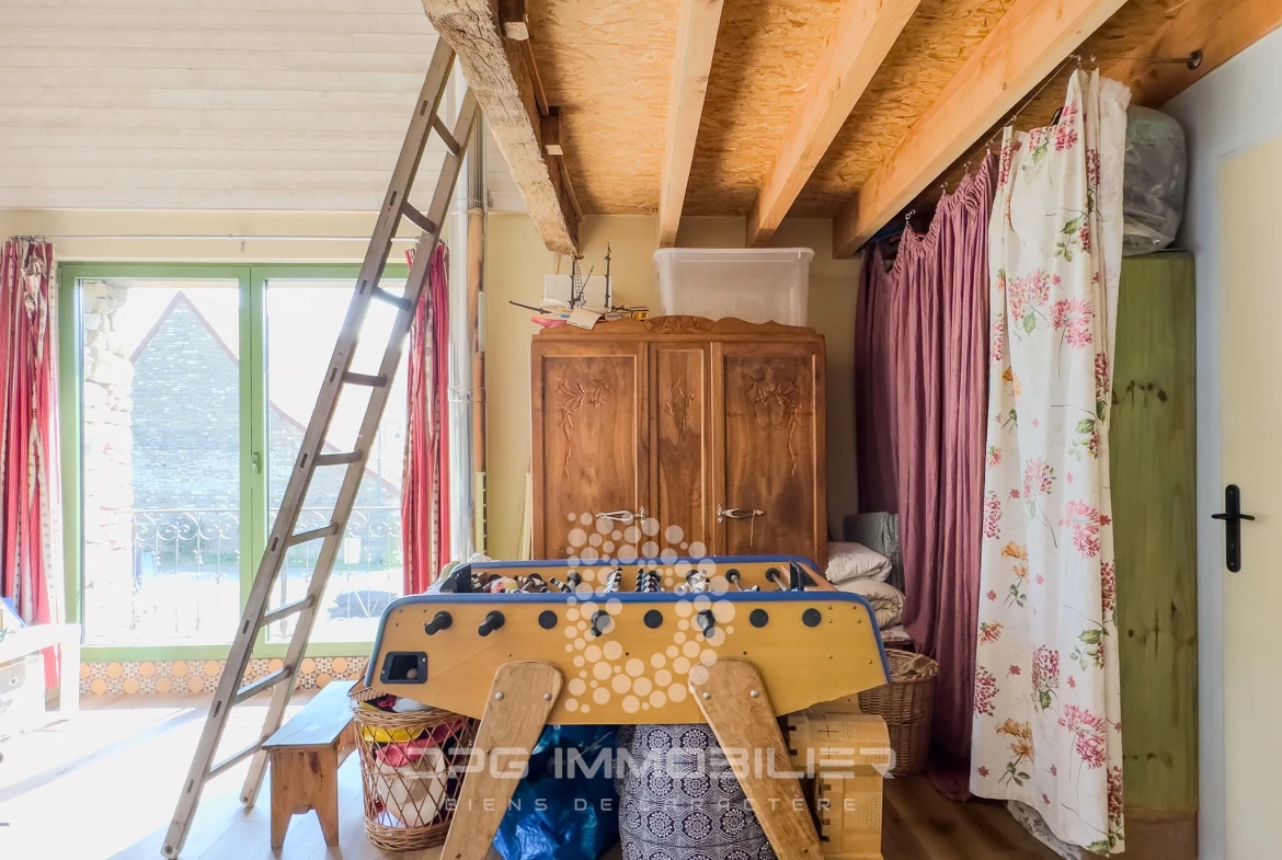 Maison de caractère en Bourgogne avec grange et jardin, idéal projet ou résidence secondaire 