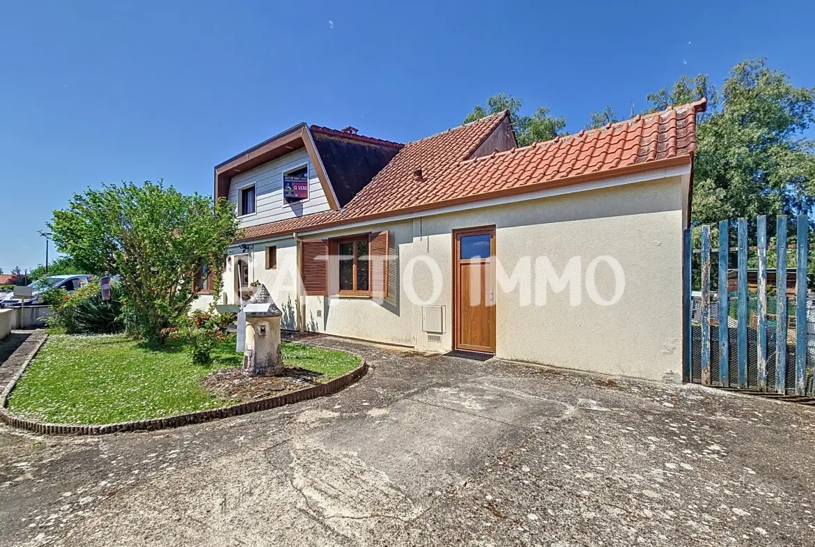 Maison à rénover de 130m² avec 5 chambres, grand garage et jardin à Marly 