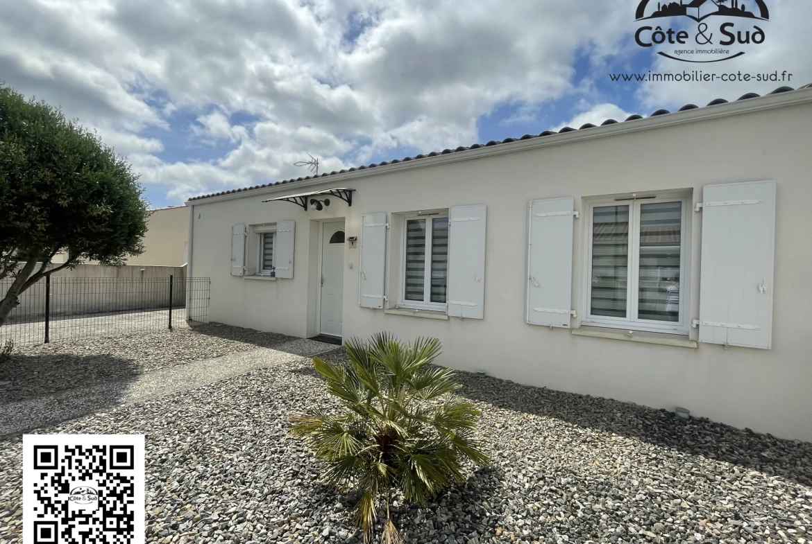 Maison de plain-pied à Aigrefeuille d'Aunis avec terrasse et chauffage au sol 