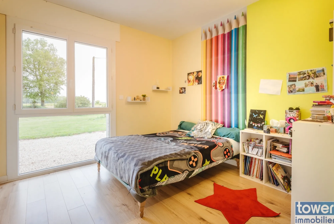 Maison de charme avec grand jardin à Poucharramet, 3 chambres, ambiance paisible 