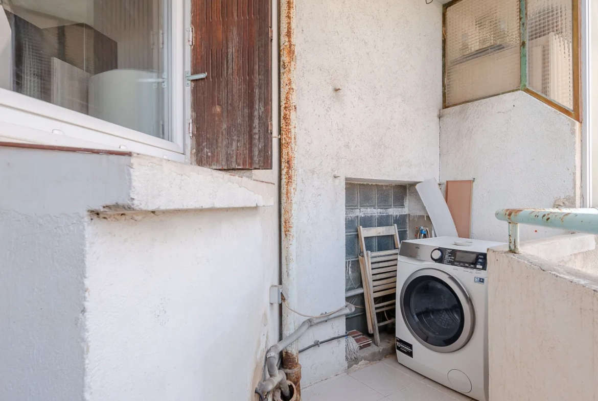 Superbe appartement T3 avec balcon à Marseille, secteur Timone, 60 m² 