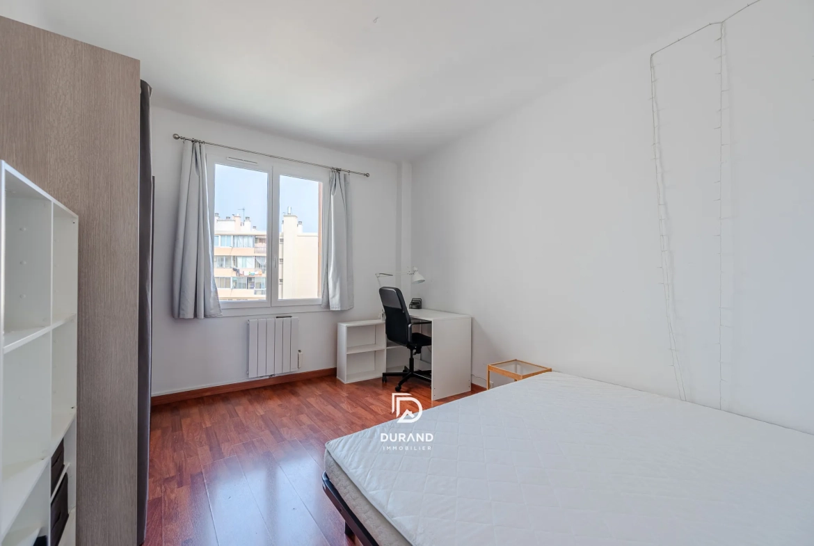 Superbe appartement T3 avec balcon à Marseille, secteur Timone, 60 m² 