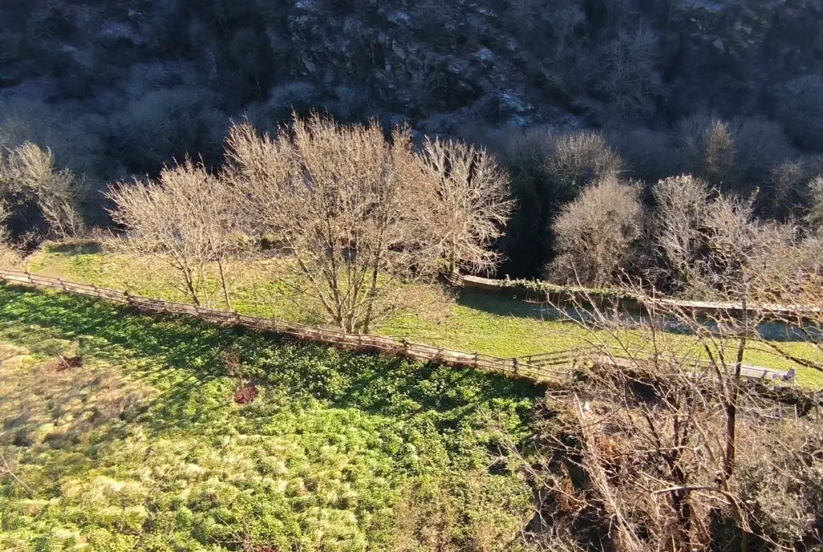 Maison en pierre avec vue panoramique à Conques-en-Rouergue 