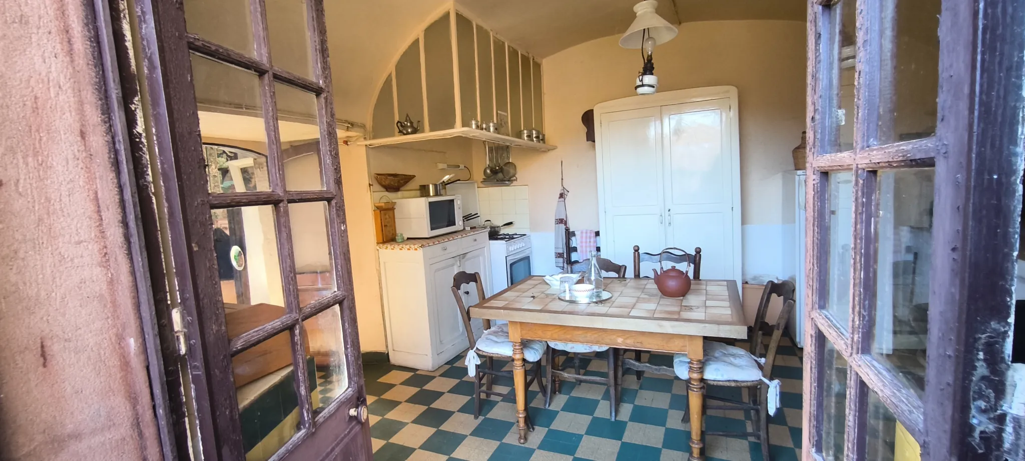 Maison en pierre avec vue panoramique à Conques-en-Rouergue 