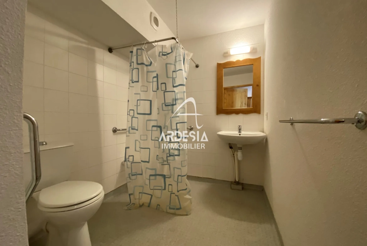 Appartement T2 à Saint-Sorlin d'Arves avec vue, proche pistes et bail commercial en cours 