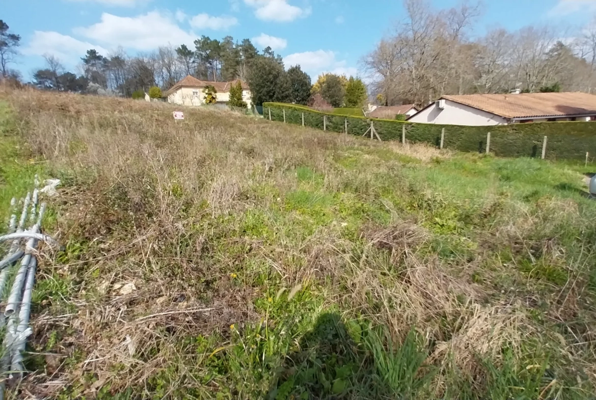 Terrain constructible de 3 636 m² à Chancelade avec vue dominante 