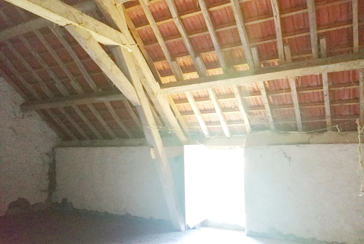 Maison de campagne avec grand terrain à vendre près de Nevers 