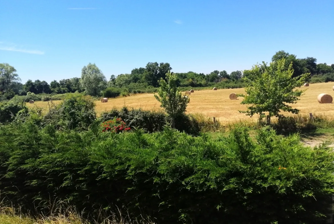 Maison de campagne avec grand terrain à vendre près de Nevers 
