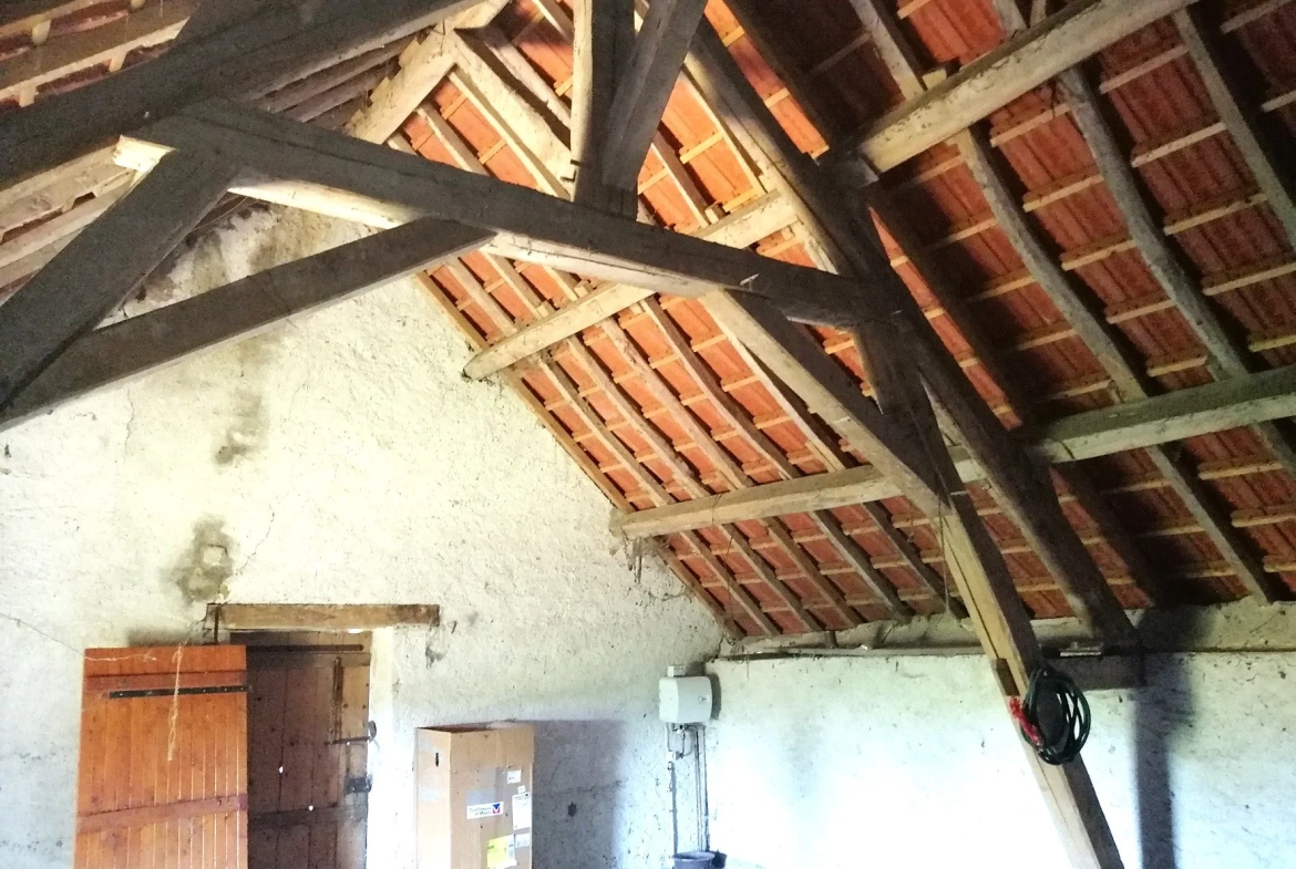 Maison de campagne avec grand terrain à vendre près de Nevers 