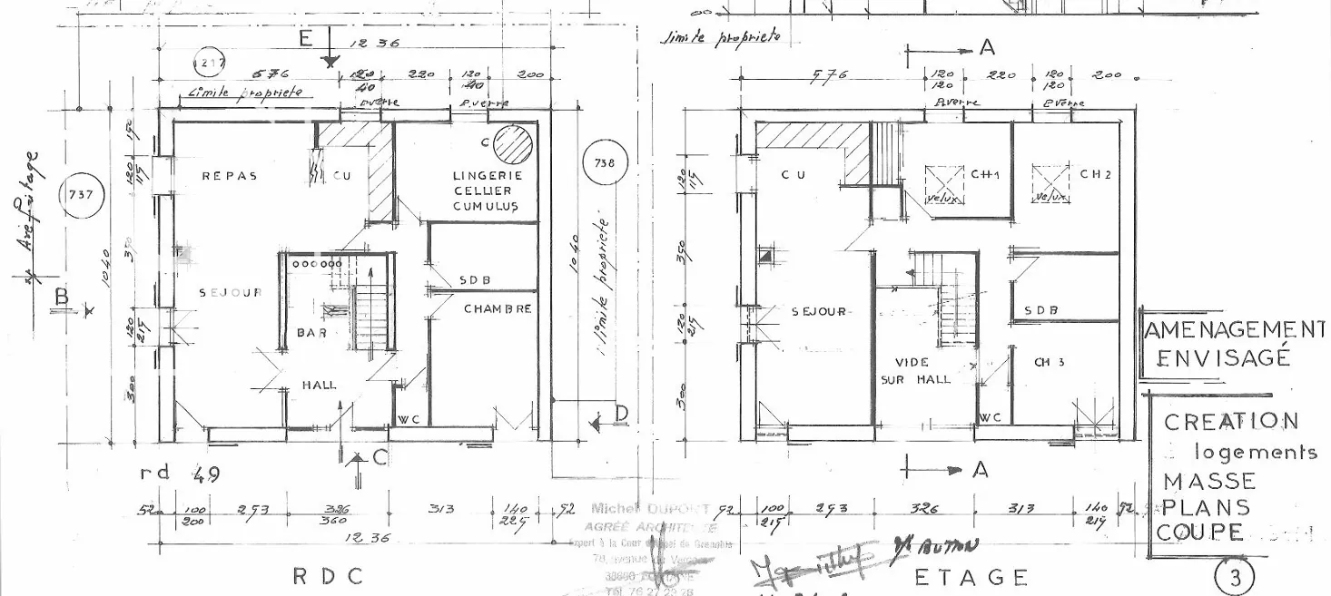 Ancienne grange rénovable avec 3 chambres à Val-doire-et-gartempe 