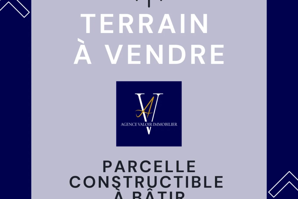 Terrain constructible de 837 m² à Bertrange, proche Metz et Thionville 