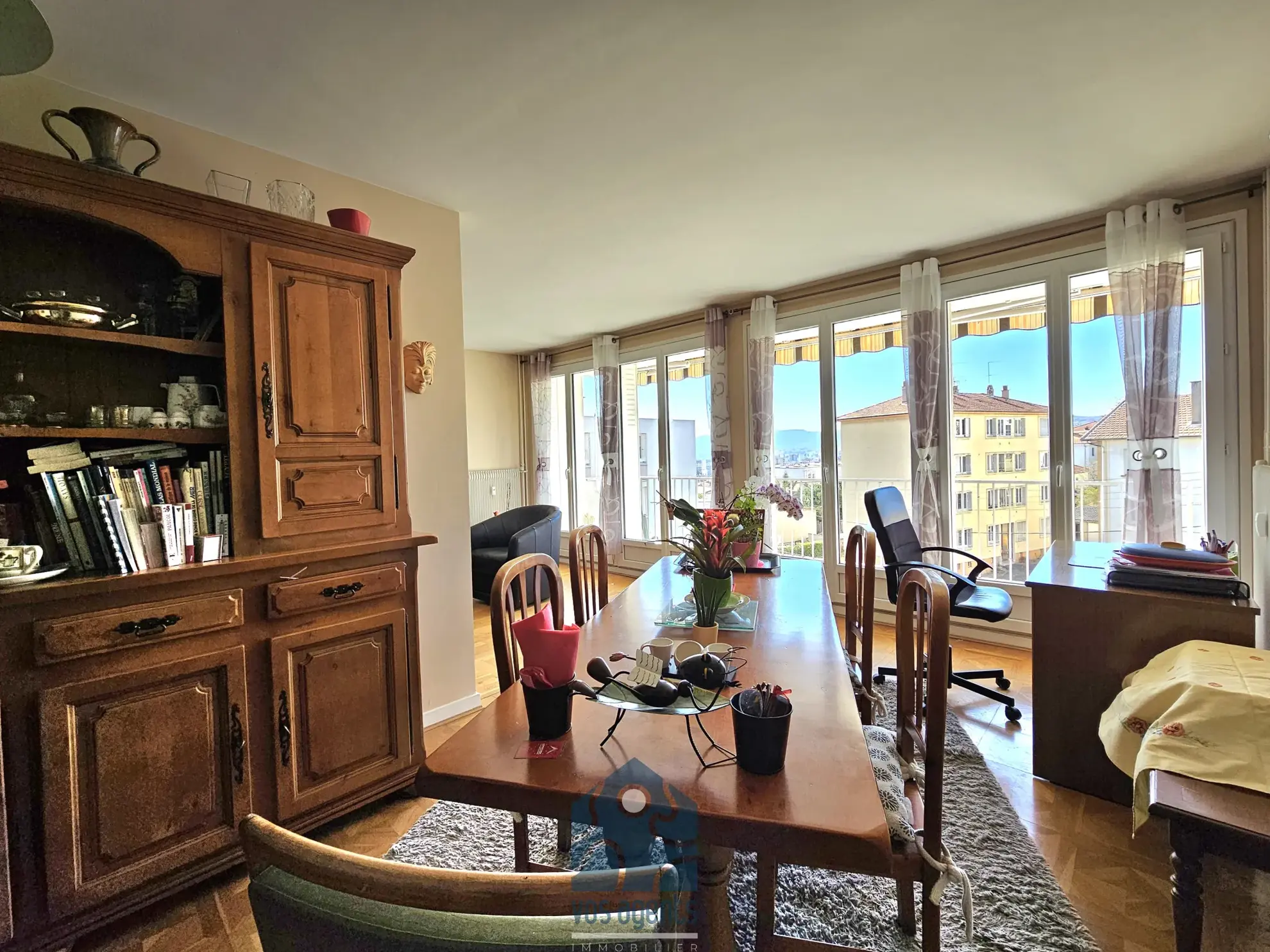 À vendre appartement 3 pièces avec balcon, garage et cave à Clermont-Ferrand 