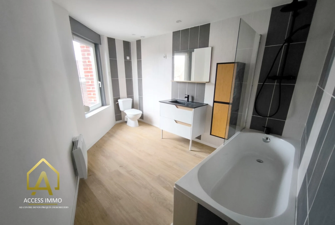 Maison de 100 m² avec terrasse et jardin à Vieux-Condé, proche Valenciennes 