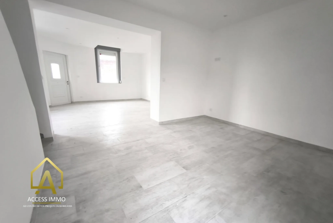 Maison de 100 m² avec terrasse et jardin à Vieux-Condé, proche Valenciennes 