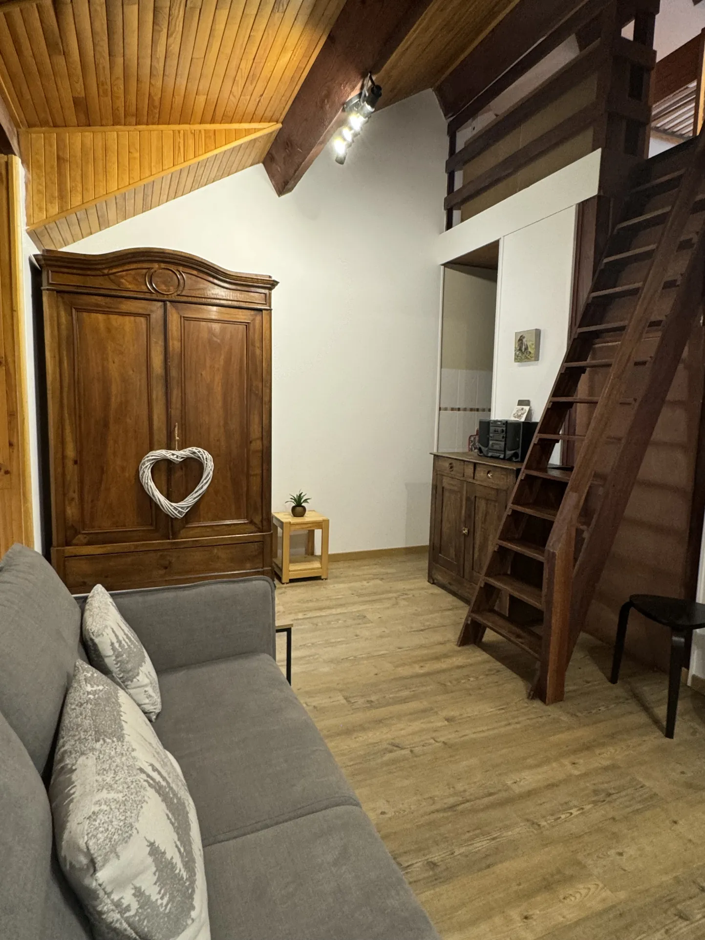 Charmant appartement duplex rénové de 50,38 m² avec vue sur les pistes aux Deux Alpes 