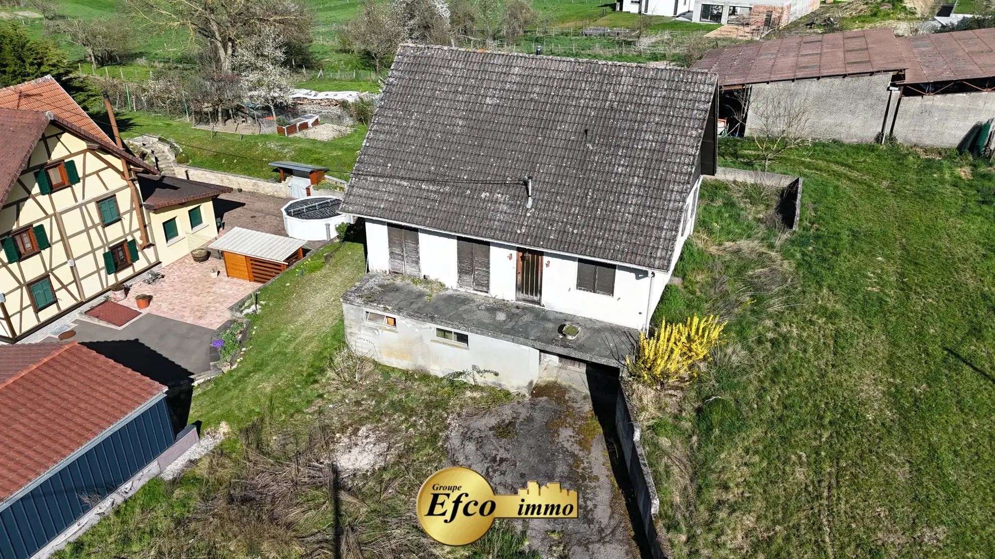 Maison à rénover à Franken en vente, 95 m², fort potentiel, vue dégagée 