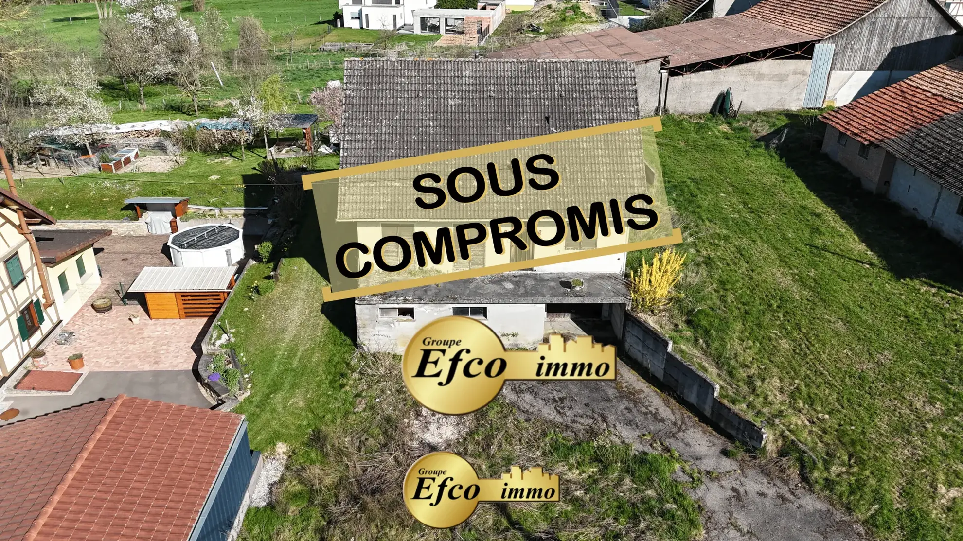 Maison à rénover à Franken en vente, 95 m², fort potentiel, vue dégagée
