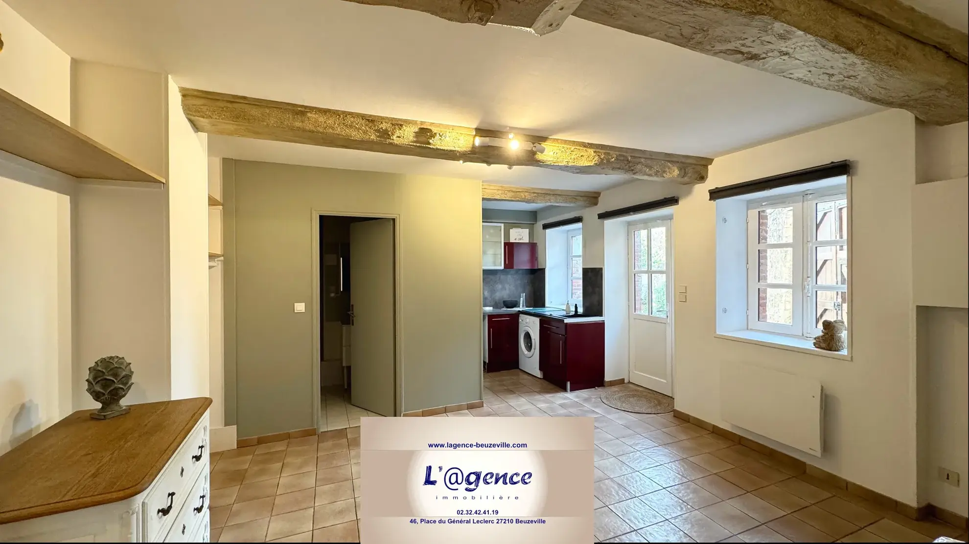 Studio rénové à vendre à Honfleur proche du vieux bassin et de la plage