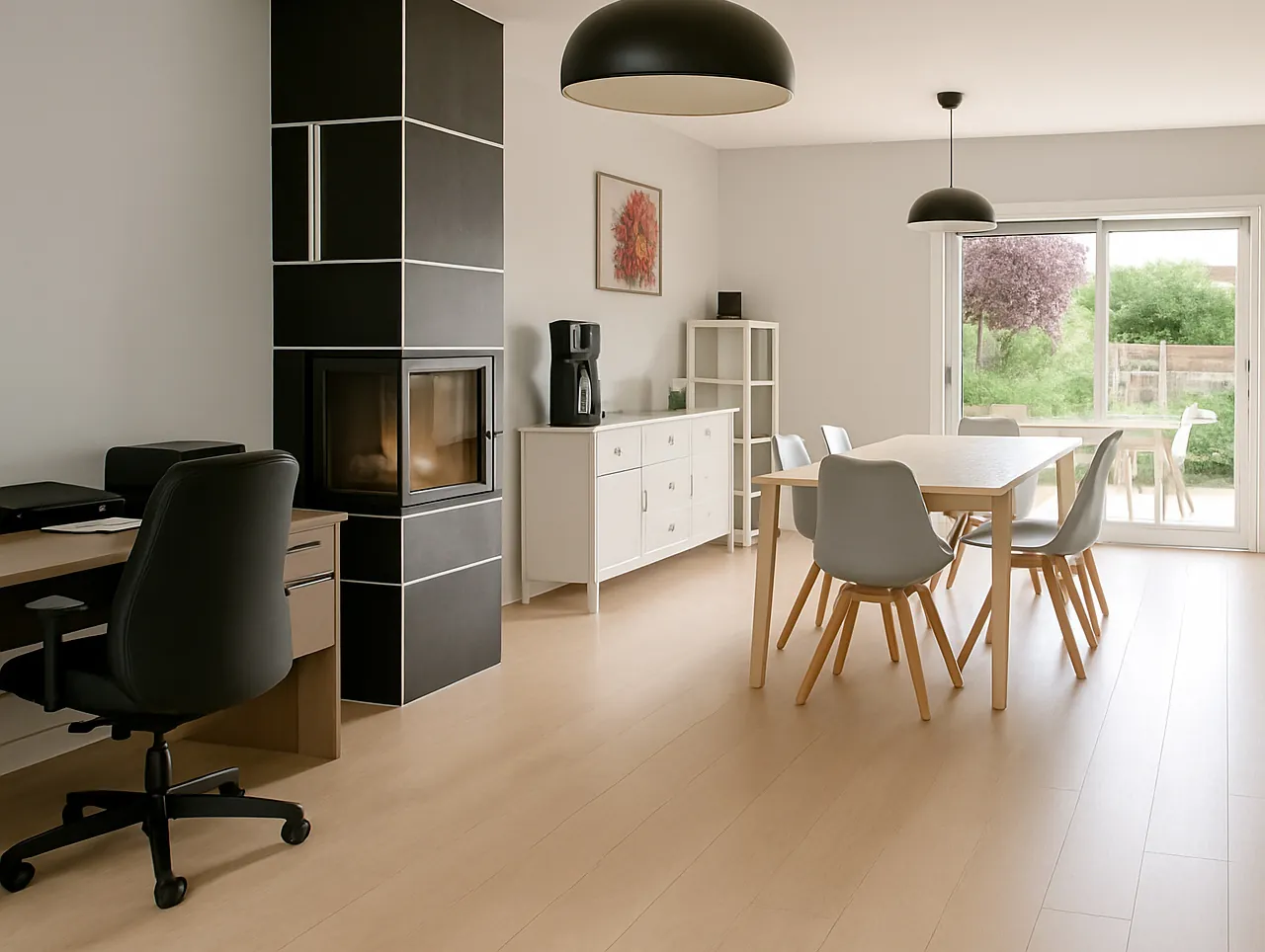 Maison contemporaine avec jardin, piscine et 3 chambres à Villers-la-Montagne 