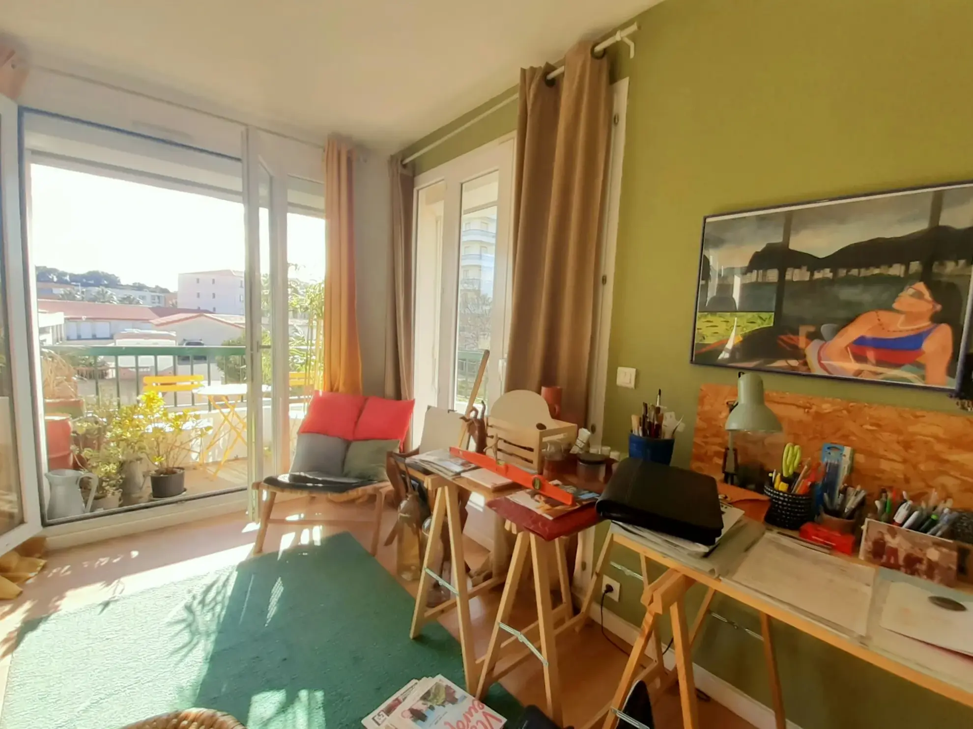 Appartement T3 lumineux avec balcon à Perpignan Vertefeuille 