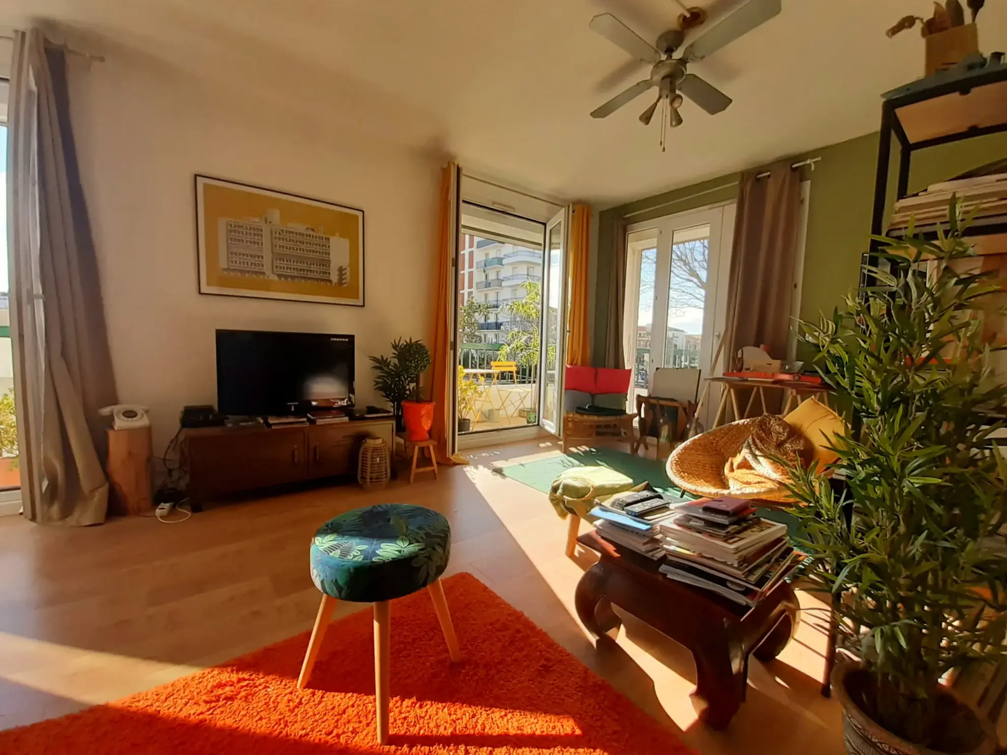 Appartement T3 lumineux avec balcon à Perpignan Vertefeuille 