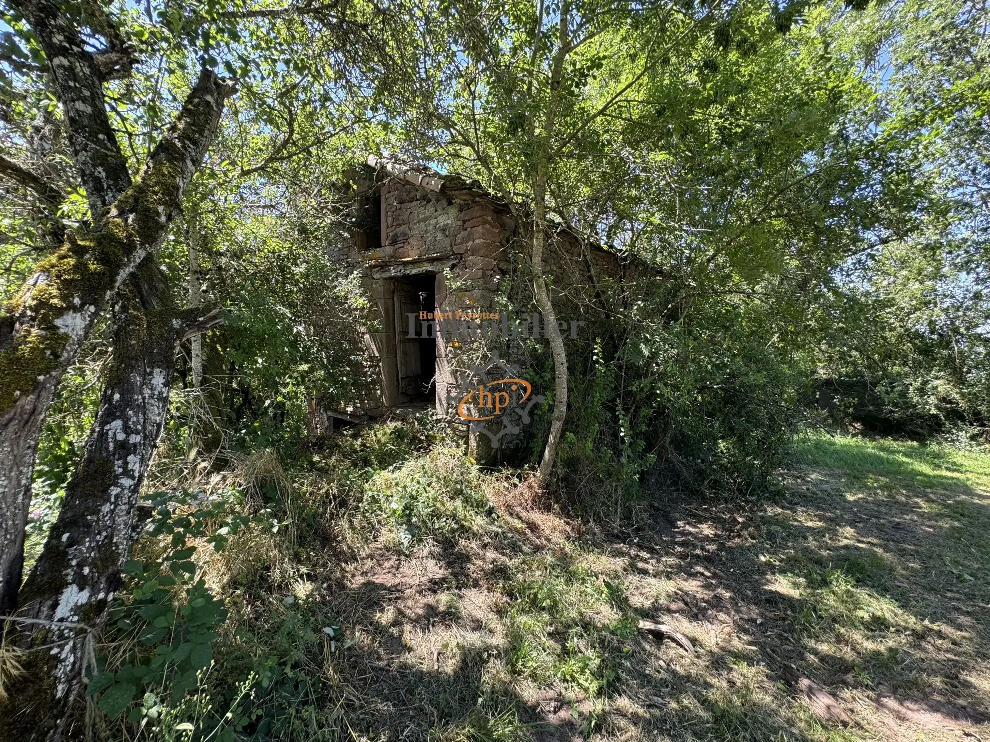 Grange en pierre et bâtiment sur terrain de 811 m² à Belmont-sur-Rance - Idéal stockage 