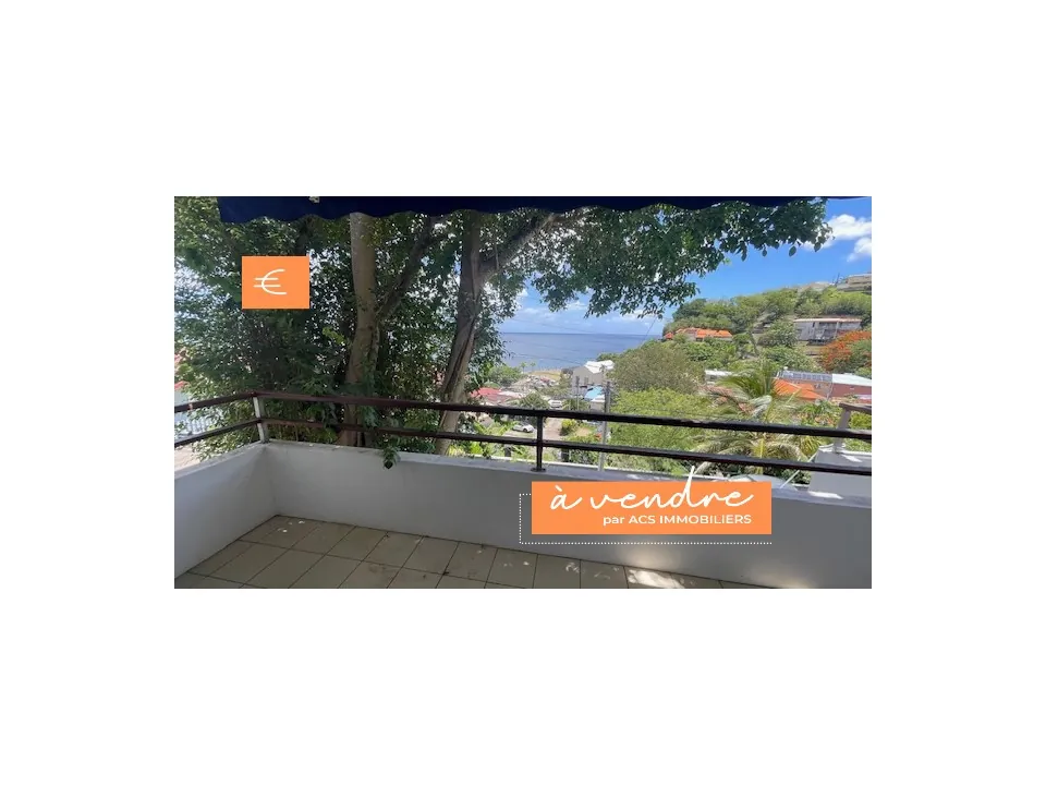 Achat appartement T3 avec vue mer à Schoelcher 