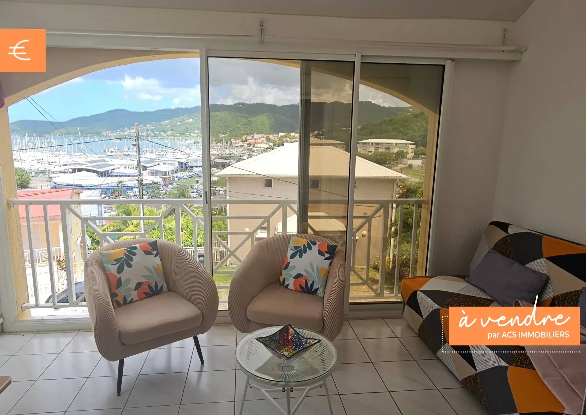 Appartement duplex avec vue sur la Marina au Marin - Idéal résidence ou investissement