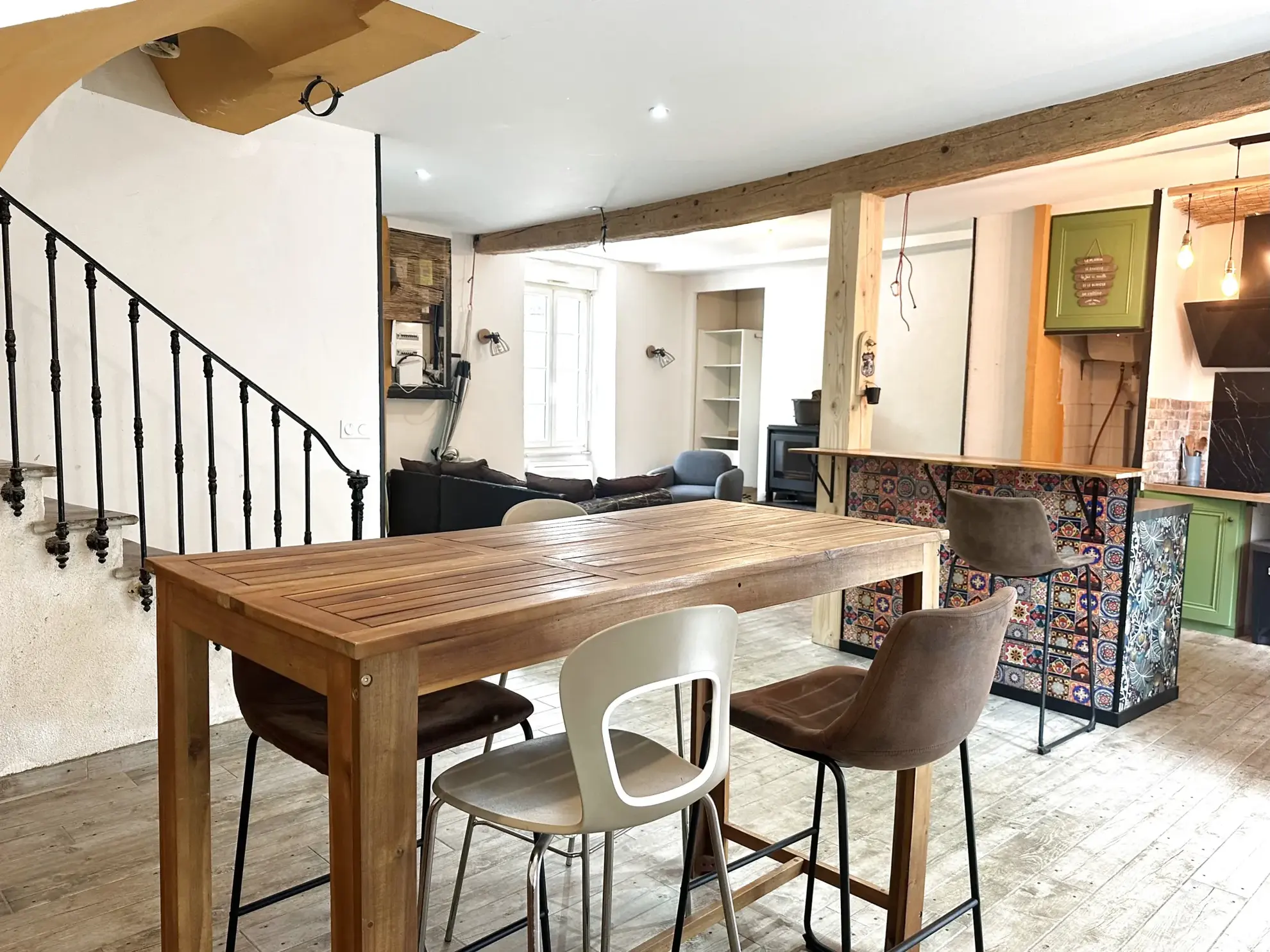 Maison T4 avec jardin arboré à Trèbes, secteur calme et recherché 